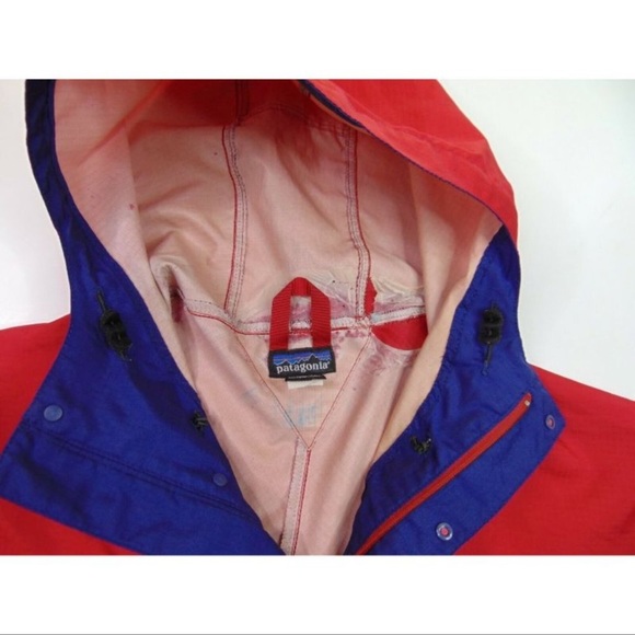 Vintage Patagonia L Anorak Rain Windbreaker - Picture 5 of 7